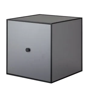 Muuto Aufbewahrungsmöbel-Audo Copenhagen Box Frame 35 mit Tür, dunkelgrau