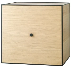 Audo Copenhagen Aufbewahrungsmöbel-Box Frame 49 mit Tür, Eiche
