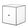 Pedestal Aufbewahrungsmöbel-Audo Copenhagen Box Frame 35 mit Tür, weiß