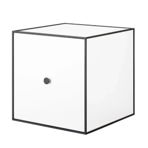 Pedestal Aufbewahrungsmöbel-Audo Copenhagen Box Frame 35 mit Tür, weiß