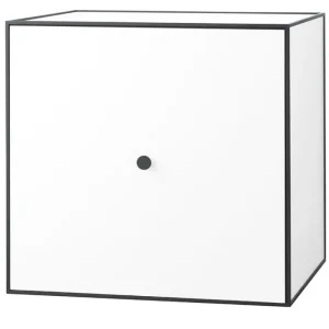 Pedestal Aufbewahrungsmöbel-Audo Copenhagen Box Frame 49 mit Tür, weiß