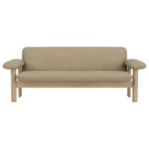 Muuto Sofas Und Liegen-Audo Copenhagen Brasilia Sofa, 2-Sitzer, Eiche dunkel gebeizt - Bouclé 02