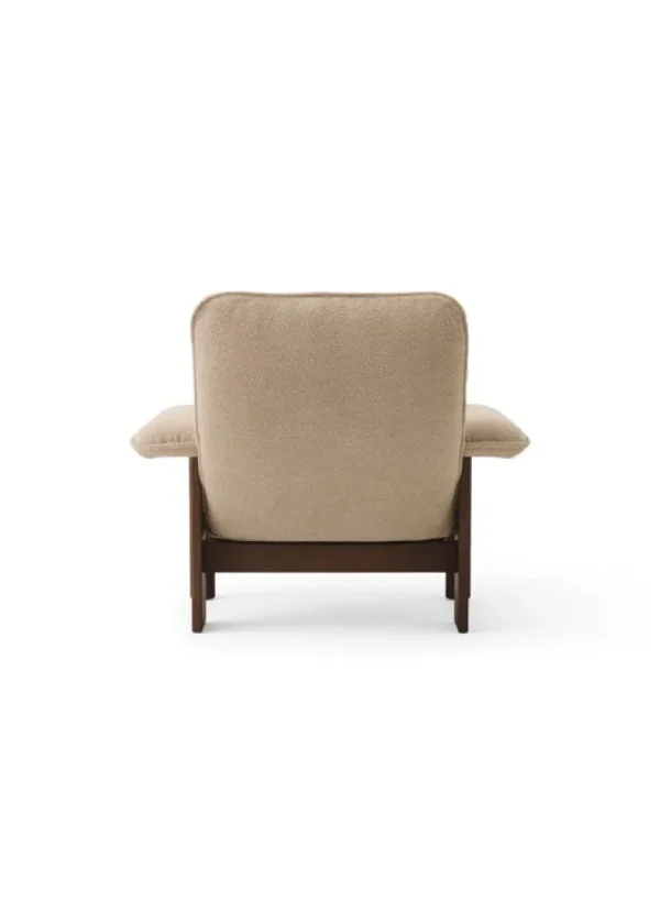 Audo Copenhagen Sitzgelegenheiten-Brasilia Loungesessel, Eiche dunkel gebeizt – Bouclé 02