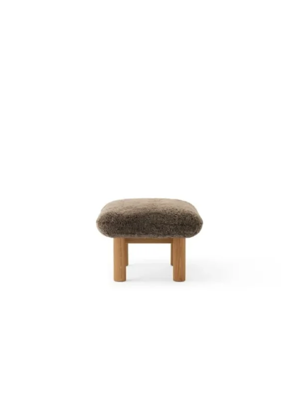 Hem Sitzgelegenheiten-Audo Copenhagen Brasilia Polsterhocker, Eiche – Schaffell