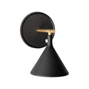Frandsen Außenleuchten | Wandleuchten-Audo Copenhagen Cast Sconce Wandleuchte mit Diffusor, IP44, schwarz