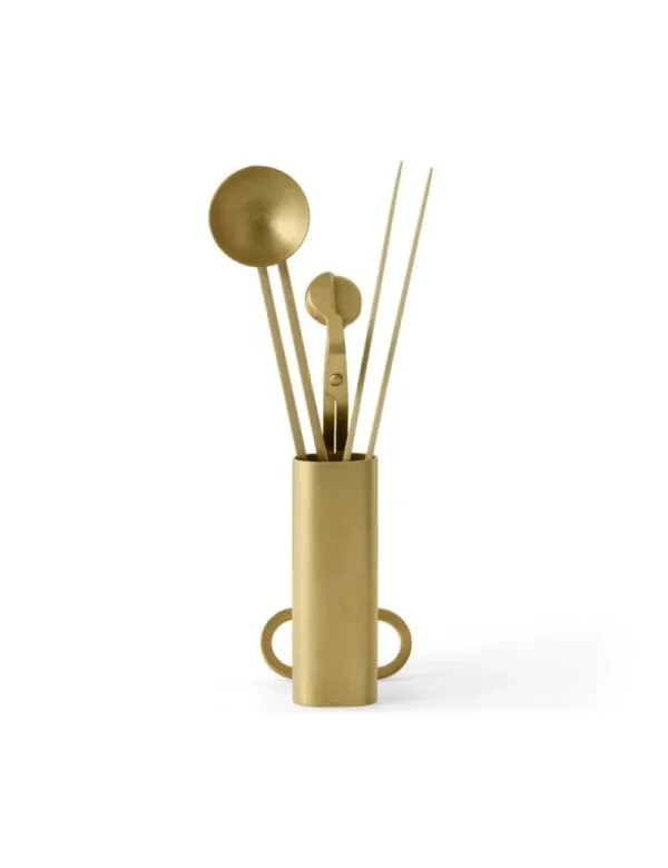 Normann Copenhagen Kerzen Und Kerzenhalter-Audo Copenhagen Clip Kerzenpflegeset, Messing