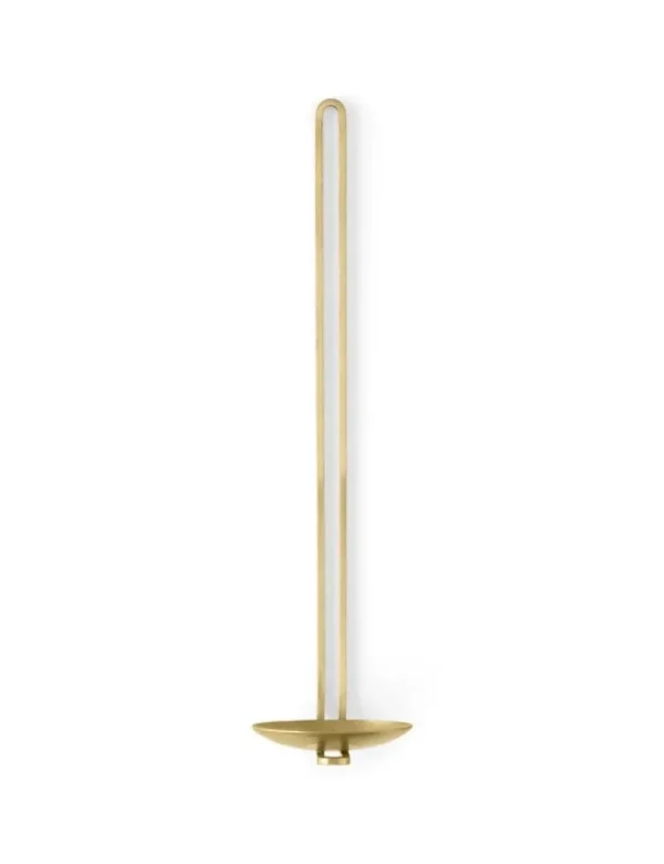 Iittala Kerzen Und Kerzenhalter-Audo Copenhagen Clip Wandkerzenhalter, 34 cm, Messing