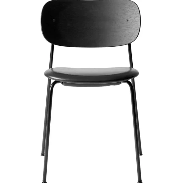 HAY Sitzgelegenheiten-Audo Copenhagen Co Chair, schwarze Eiche/schwarzes Leder