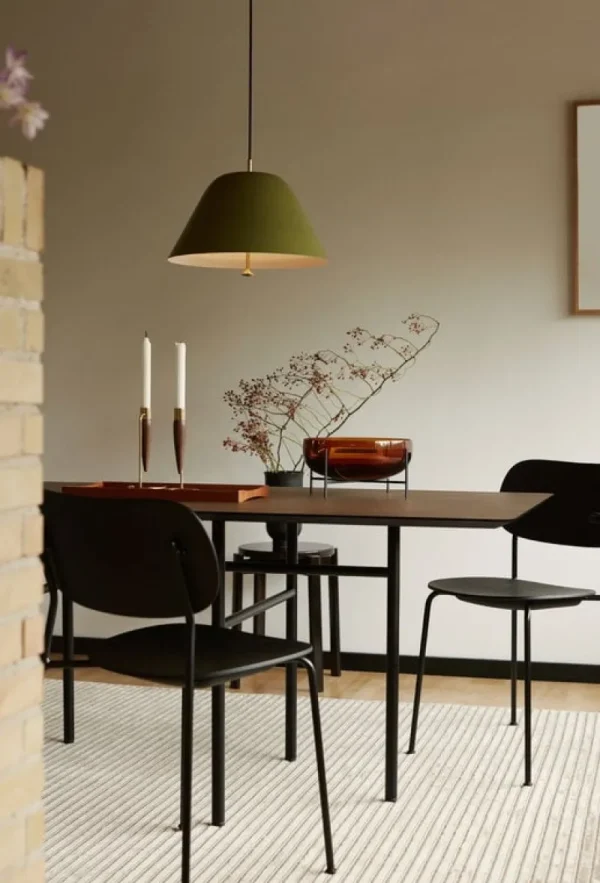 HAY Sitzgelegenheiten-Audo Copenhagen Co Chair, schwarze Eiche/schwarzes Leder