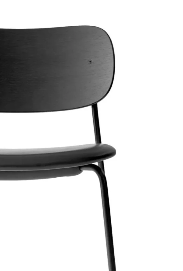HAY Sitzgelegenheiten-Audo Copenhagen Co Chair, schwarze Eiche/schwarzes Leder