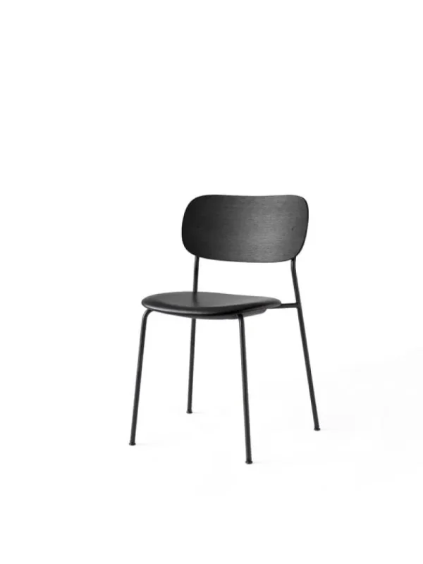 HAY Sitzgelegenheiten-Audo Copenhagen Co Chair, schwarze Eiche/schwarzes Leder