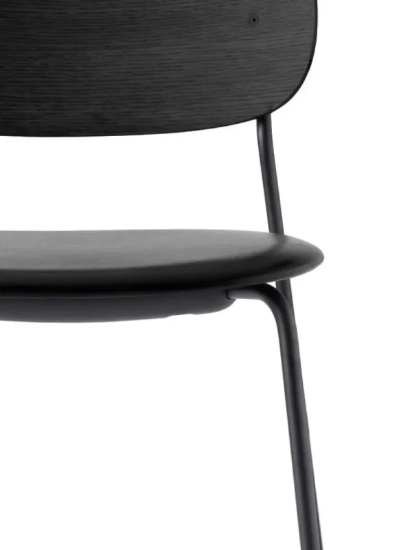 HAY Sitzgelegenheiten-Audo Copenhagen Co Chair, schwarze Eiche/schwarzes Leder