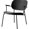 Muuto Sitzgelegenheiten-Audo Copenhagen Co Lounge Chair, Dakar 0842 - Eiche schwarz