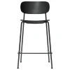 Normann Copenhagen Sitzgelegenheiten-Audo Copenhagen Co Thekenhocker, 65,5 cm, schwarzer Stahl - schwarze Eiche
