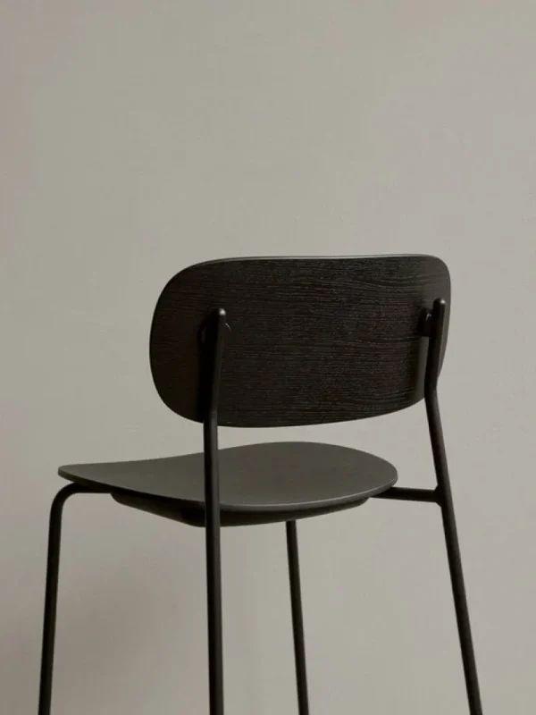 Normann Copenhagen Sitzgelegenheiten-Audo Copenhagen Co Thekenhocker, 65,5 cm, schwarzer Stahl - schwarze Eiche