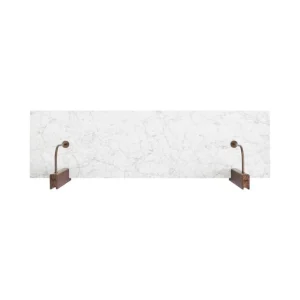 AYTM Regale-Audo Copenhagen Corbel Regal, groß, Eiche dunkel gebeizt - Carrara-Marmor