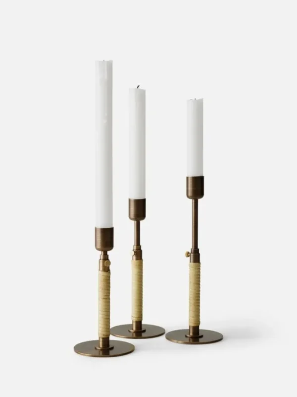 HAY Kerzen Und Kerzenhalter-Audo Copenhagen Duca Kerzenhalter, bronziertes Messing