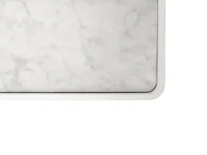 Audo Copenhagen Badezimmeraccessoires^Duschablage, weißer Marmor