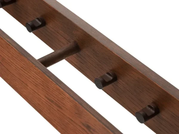 Audo Copenhagen Garderoben Und Kleiderbügel^Epoch Wandgarderobe 50, Eiche dunkel gebeizt