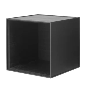 Audo Copenhagen Aufbewahrungsmöbel-Frame 35 Box, schwarz gebeizte Esche