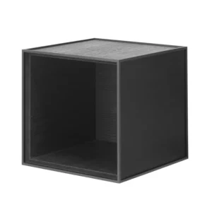 Muuto Aufbewahrungsmöbel-Audo Copenhagen Frame 28 Box, schwarz gebeizte Esche