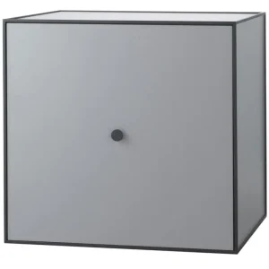 Pedestal Aufbewahrungsmöbel-Audo Copenhagen Frame 49 Box mit Tür, dunkelgrau