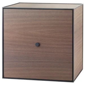 Verpan Aufbewahrungsmöbel-Audo Copenhagen Frame 49 Box mit Tür, Eiche geräuchert