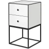 Muuto Tische-Audo Copenhagen Frame 35 Sideboard mit 2 Schubladen, Weiß