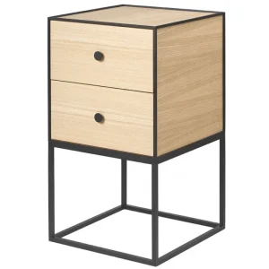 Audo Copenhagen Tische-Frame 35 Sideboard mit 2 Schubladen, Eiche
