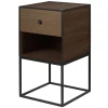 Audo Copenhagen Tische-Frame 35 Sideboard mit 1 Schublade, Eiche geräuchert