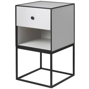 Audo Copenhagen Tische-Frame 35 Sideboard mit 1 Schublade, Hellgrau
