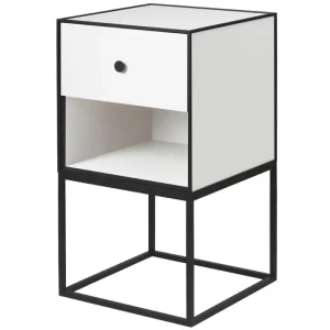Audo Copenhagen Tische-Frame 35 Sideboard mit 1 Schublade, Weiß