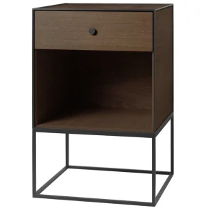 Audo Copenhagen Tische-Frame 49 Sideboard mit 1 Schublade, Eiche geräuchert
