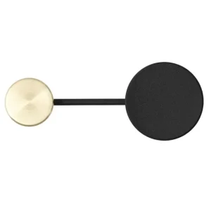 Audo Copenhagen Garderoben Und Kleiderbügel^Garderobe Afteroom, klein, schwarz – Messing