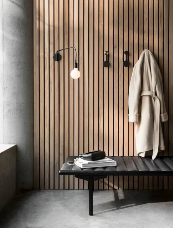 Audo Copenhagen Garderoben Und Kleiderbügel^Garderobe Afteroom, klein, schwarz – Messing