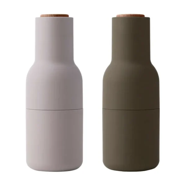 Audo Copenhagen Küchenutensilien^Gewürzmühle, 2 Stück, schlammgrün - beige - Walnuss