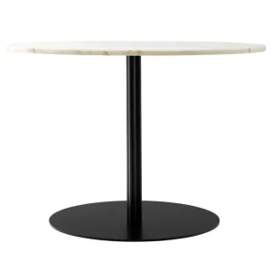 Audo Copenhagen Tische-Harbour Column Esstisch, 105 cm, schwarzer Sockel – Estremoz-Mar