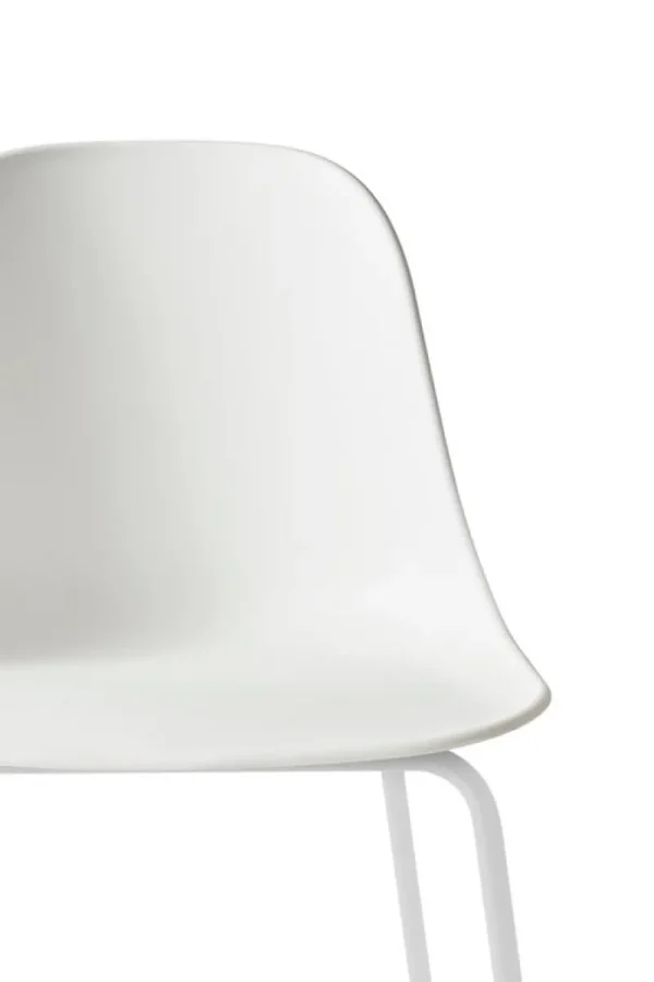 Skagerak Sitzgelegenheiten-Audo Copenhagen Harbour Thekenstuhl, 63 cm, weiß - hellgrauer Stahl
