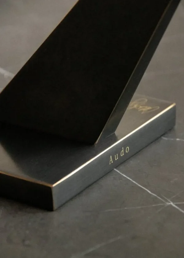 Iittala Kerzen Und Kerzenhalter-Audo Copenhagen Interconnect Kerzenhalter, bronziertes Messing