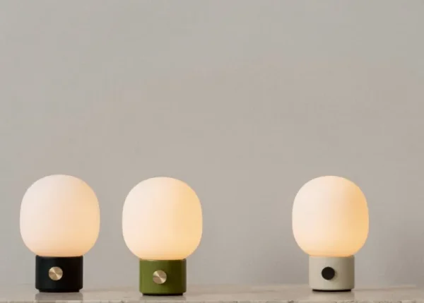 Audo Copenhagen Tischlampen | Tragbare Lampen-JWDA Portable Tischleuchte, Schwarz
