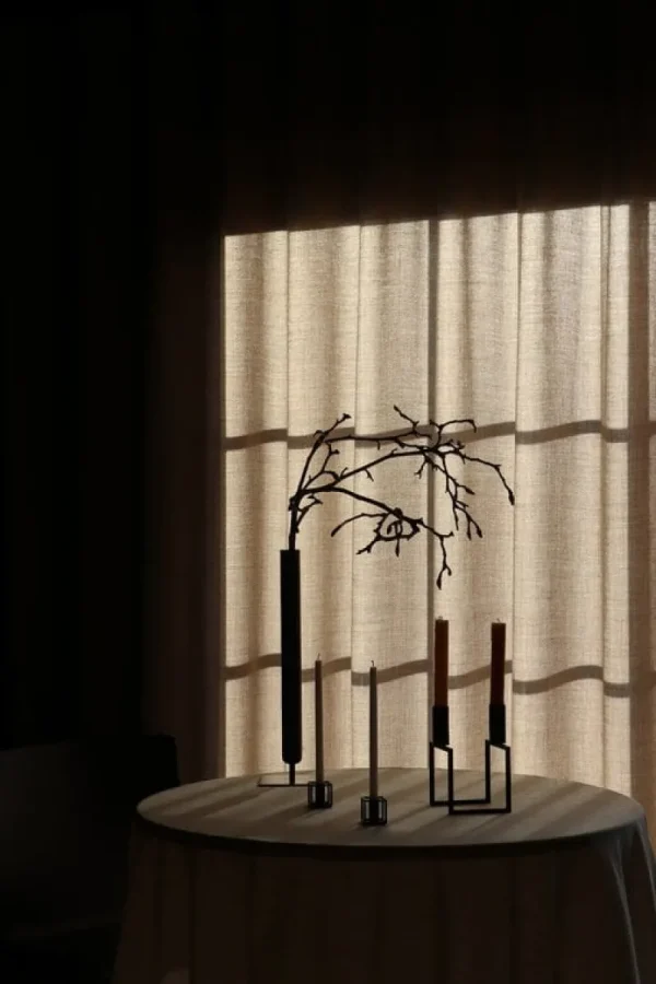 Uyuni Lighting Kerzen Und Kerzenhalter-Audo Copenhagen Kubus Micro Kerzenhalter, 2 Stück, Schwarz