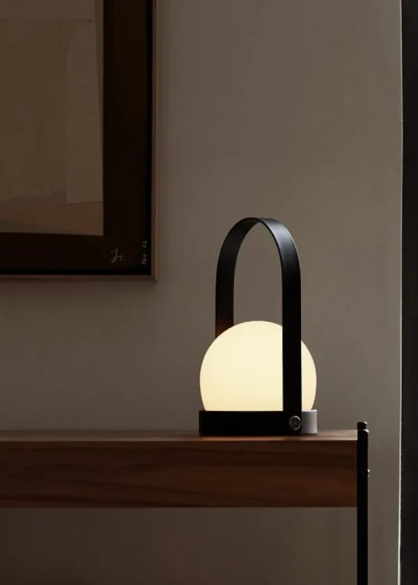 Hem Tischlampen | Tragbare Lampen-Audo Copenhagen LED-Tischleuchte Carrie, schwarz