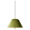 Louis Poulsen Deckenleuchten-Audo Copenhagen Levitate Pendelleuchte, 40 cm, Salbeigrün – Messing