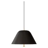 Louis Poulsen Deckenleuchten-Audo Copenhagen Levitate Pendelleuchte, 40 cm, Schwarz – Messing
