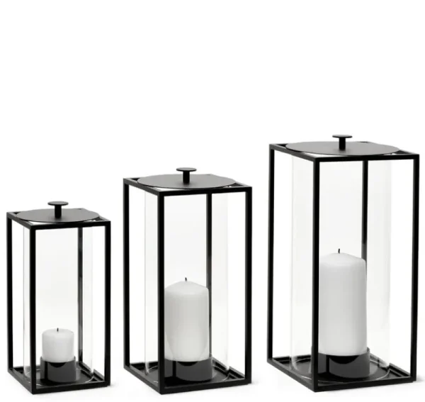 Audo Copenhagen Außenbeleuchtung | Kerzen Und Kerzenhalter^Light'In Laterne, klein, Schwarz
