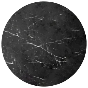 Wendelbo Tische-Audo Copenhagen Marmorplatte für Androgyne Tisch, 65 cm, schwarz