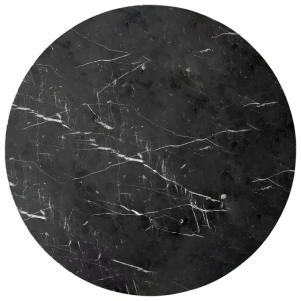Wendelbo Tische-Audo Copenhagen Marmorplatte für Androgyne Tisch, 65 cm, schwarz