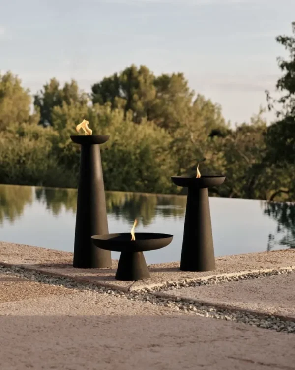Audo Copenhagen Außenbeleuchtung^Meira Öllaterne, 15 cm, Schwarz