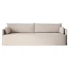 Tapio Anttila Collection Sofas Und Liegen-Audo Copenhagen Offset 3-Sitzer Sofa mit losem Bezug, Hafer