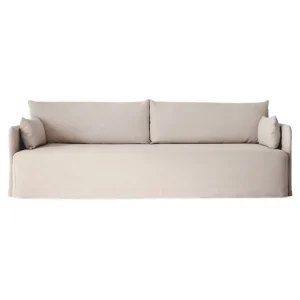 Tapio Anttila Collection Sofas Und Liegen-Audo Copenhagen Offset 3-Sitzer Sofa mit losem Bezug, Hafer